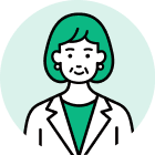 60代女性のイメージイラスト